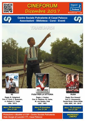 CSP Cineforum Mercol. Dicembre Locandina